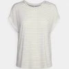 Bester Verkauf 🎉 ONLY Petite Damen ONLKARLA O NECK GLITTER - T-Shirt Print - Cloud Dancer/gold 🧨