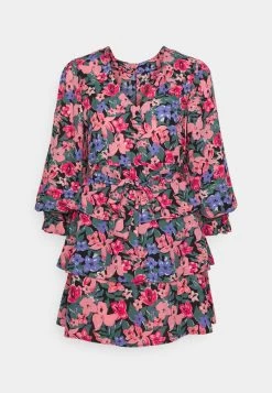 Schlussverkauf ⭐ ONLY Petite Damen ONLALMA LIFE POLY - Freizeitkleid - Black Preppy Garden 🛒