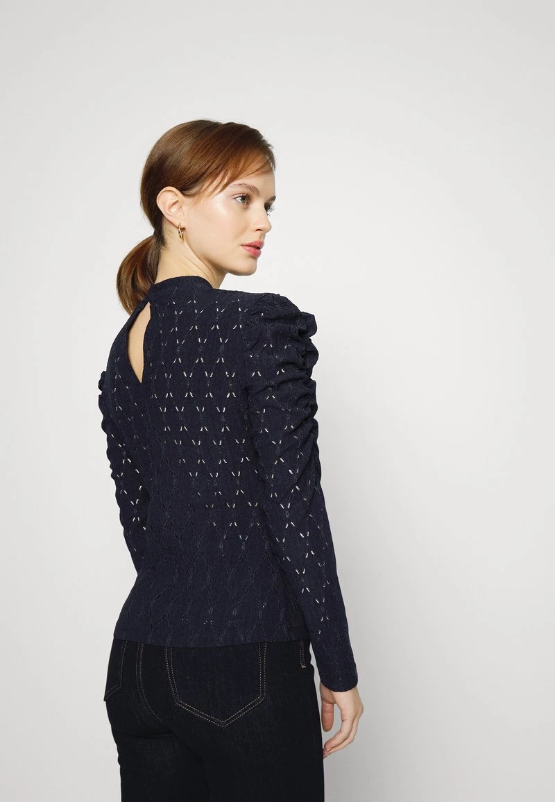 Aktion 🤩 ONLY Petite ONLROSALINE HIGHNECK PUFF - Bluse - Night Sky | Damen ✔️ – Bild 5