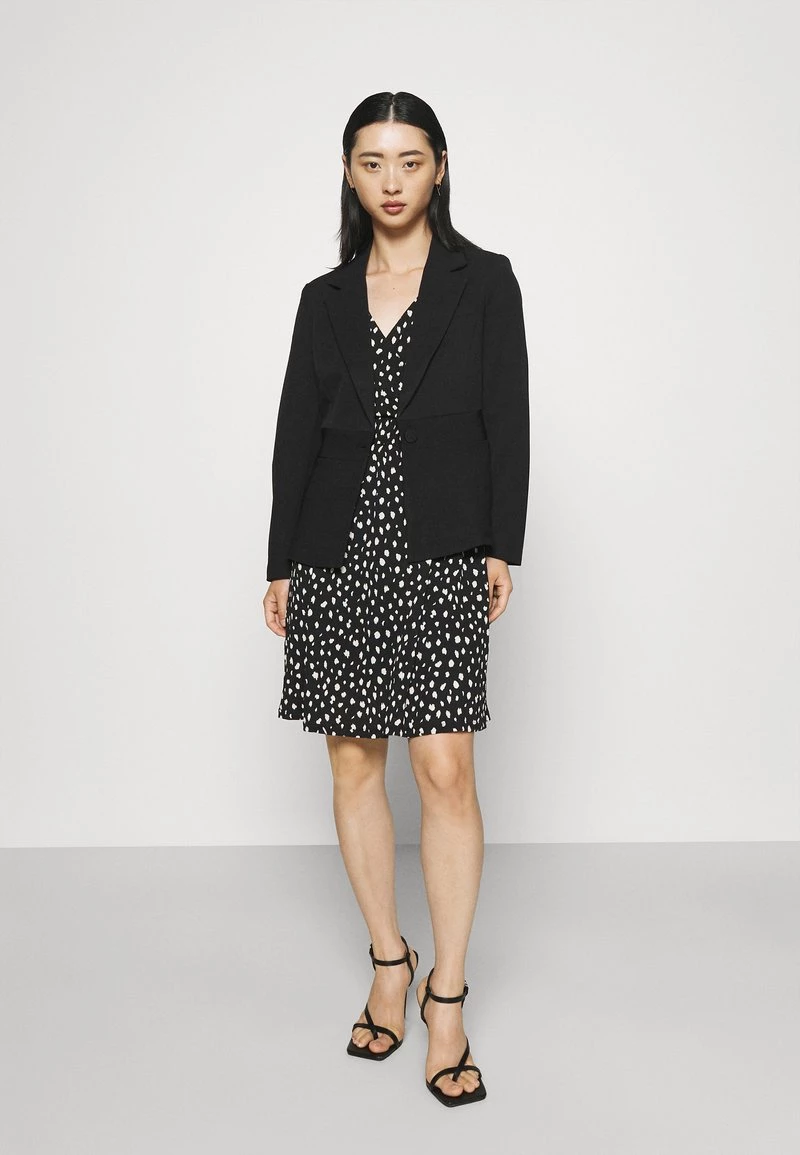 Coupon ❤️ ONLY Petite Damen ONLPELLA 3/4 WRAP SHORT 👗 DRESS - Jerseykleid - Black ⭐ – Bild 2