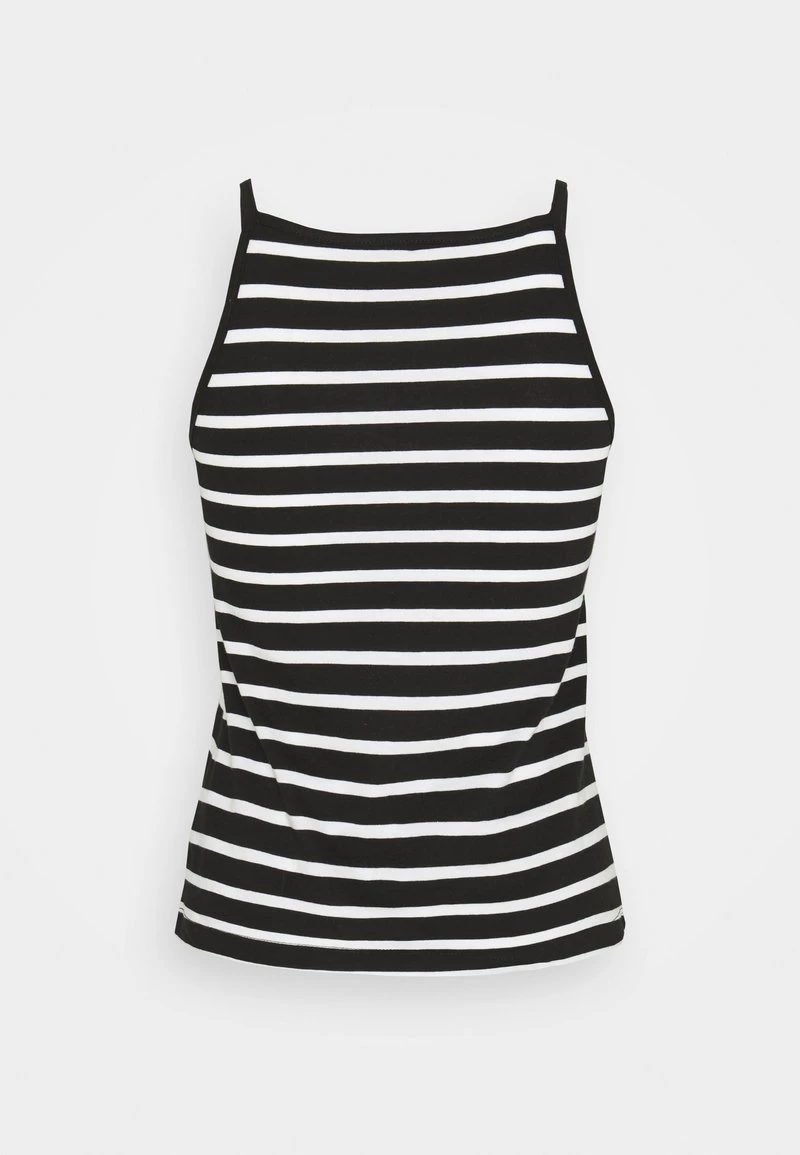 Neu ❤️ ONLY Petite Damen ONLMAY LIFE STRIPE SET - Top - Black/cloud Dancer 😉 – Bild 3