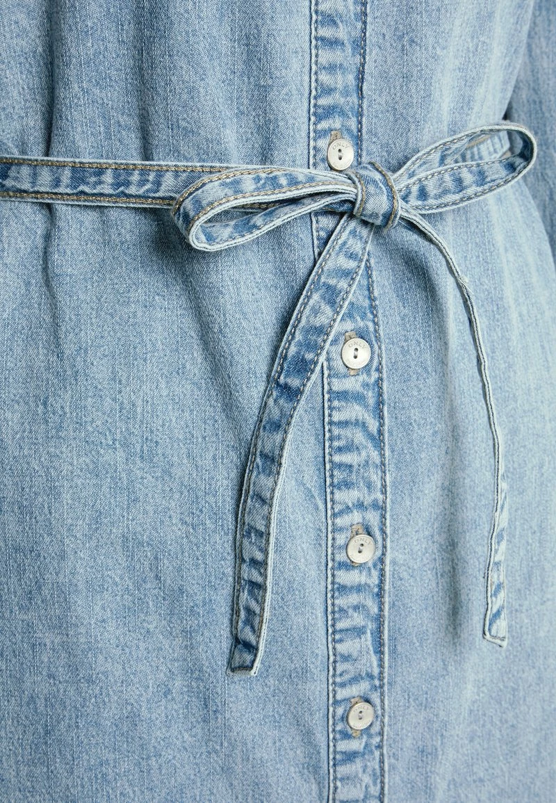 Brandneu ✔️ ONLY Petite Damen ONLHARLOW LIFE 👗 DRESS - 👖 Jeanskleid - Light Blue Denim 💯 – Bild 3