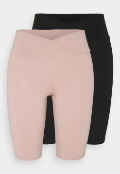 Besorgen 🧨 ONLY Petite Damen ONLJOYFUL LIVE LOVE CITY 2 PACK - Shorts - Adobe Rose/black 🛒