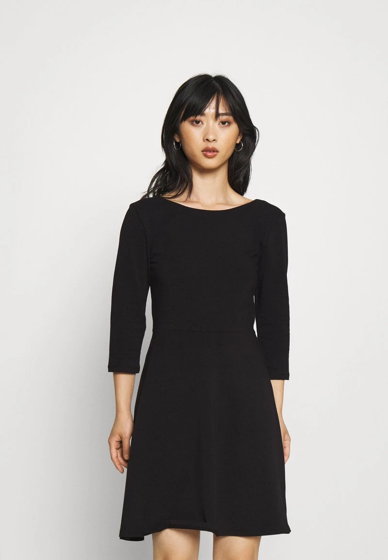 Brandneu ✔️ ONLY Petite Damen ONLLIVE LOVE SKATER 👗 DRESS - Jerseykleid - Black ⌛