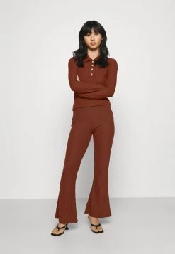 Budget 👏 ONLY Petite Damen ONLNELLA PANT SET - Stoffhose - Tortoise Shell 🌟