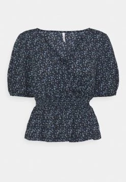 Beste Bewertungen von 👏 ONLY Petite Damen ONLPELLA WRAP - Bluse - Night Sky 👍