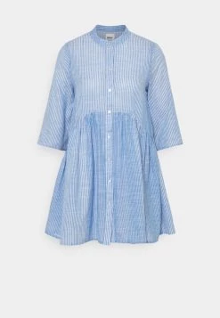 Schlussverkauf ✨ ONLY Petite Damen ONLCHICAGO LIFE STRIPE - Freizeitkleid - Cloud Dancer/medium Blue 🧨