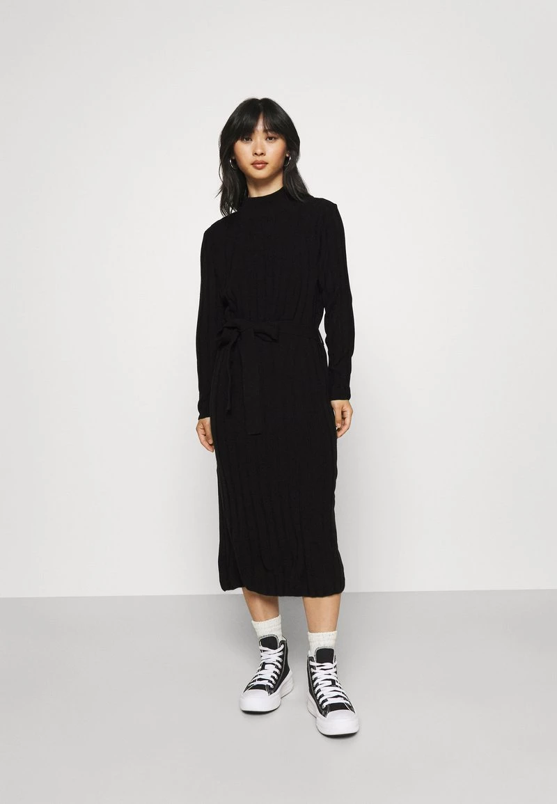 Besorgen 🔥 ONLY Petite Damen ONLNEW TESSA O-NECK 👗 DRESS - Strickkleid - Black 🎁