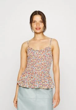 Coupon 🧨 ONLY Petite ONLPELLA SMOCK V-NECK - Top - Cloud Dancer | Damen 🛒
