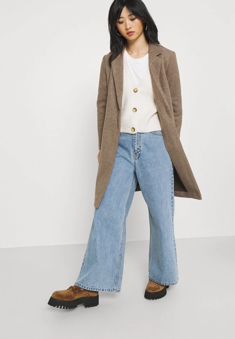 Auslauf 👏 ONLY Petite Damen ONLTRILLION 🧥 COATIGAN - Klassischer Mantel - Walnut ❤️ – Bild 4