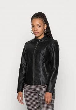 Auslauf 👏 ONLY Petite Damen ONLMELISA JACKET - Kunstlederjacke - Black 🔔