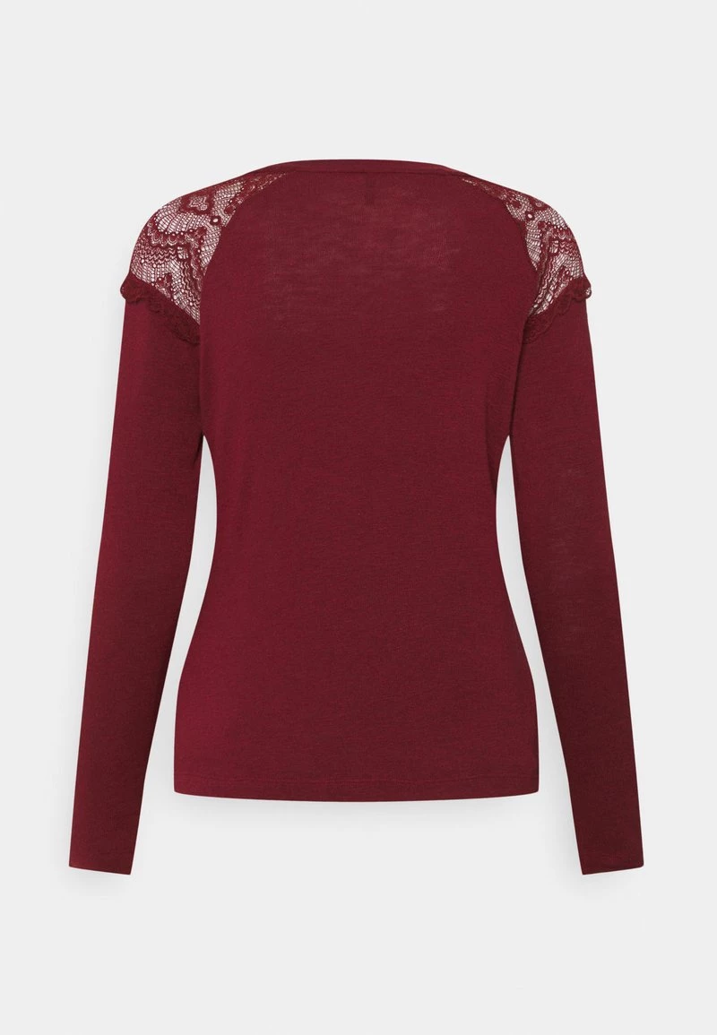 Brandneu 😉 ONLY Petite Damen ONLKIRA MIX - Strickpullover - Pomegranate 🥰 – Bild 2