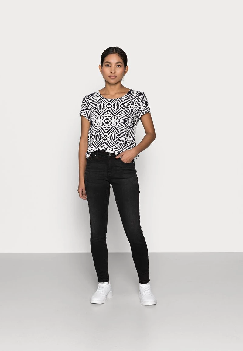 Billig ✔️ ONLY Petite Damen ONLFCARMEN DECO STITCH - 👖 Jeans Skinny Fit - Grey Denim 🥰 – Bild 2