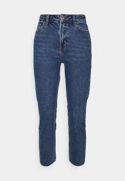 Besorgen ⌛ ONLY Petite Damen ONLEMILY RAW - 👖 Jeans Straight Leg - Dark Blue Denim 🧨