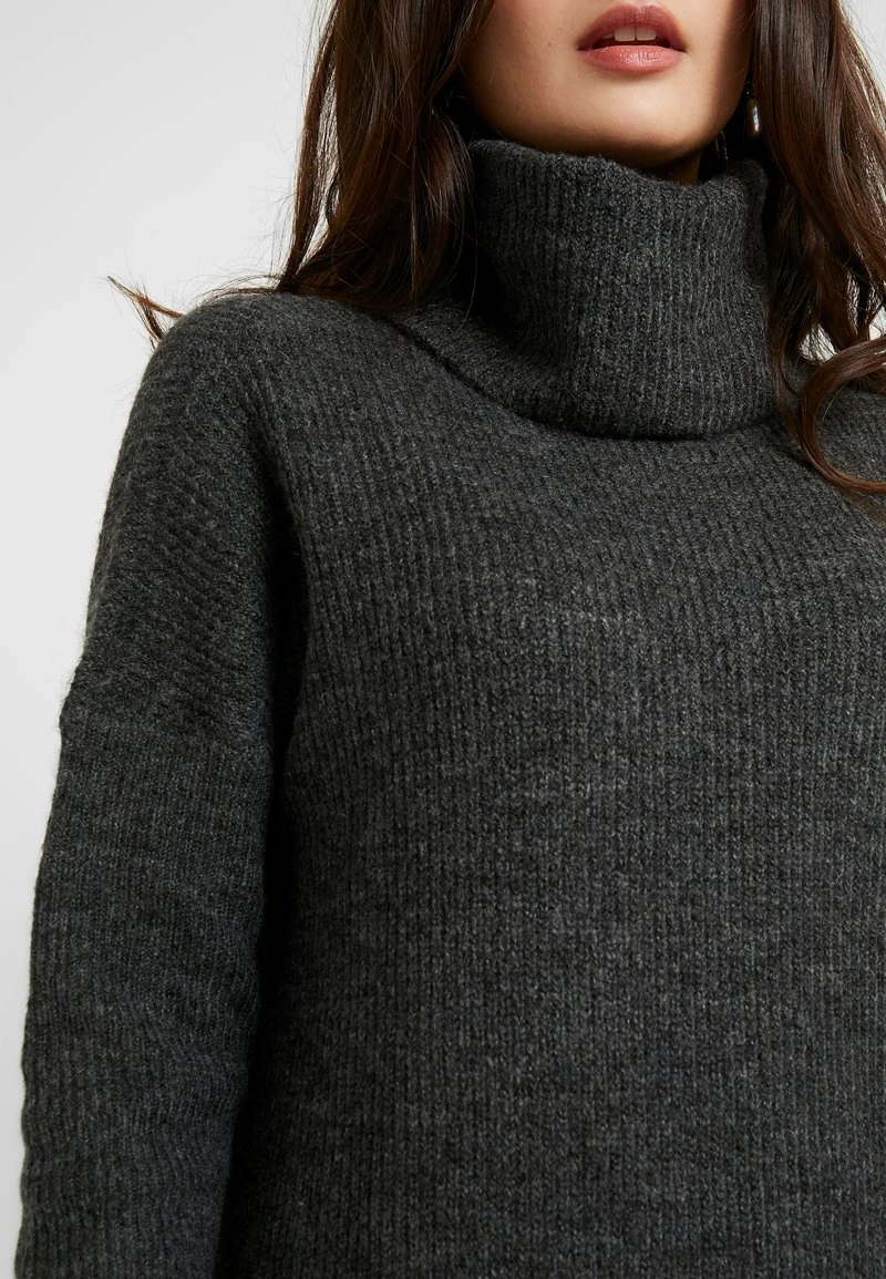 Blitzangebot 🔥 ONLY Petite ONLJANA 👗 DRESS - Strickkleid - Dark Grey Melange | Damen 😉 – Bild 6