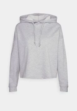 Top 10 😍 ONLY Petite Damen ONLDREAMER LIFE HOOD - Sweatshirt - Light Grey Melange ✔️
