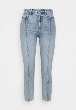 Besorgen 😀 ONLY Petite ONLEMILY CROP CUT - 👖 Jeans Straight Leg - Light Blue Denim | Damen 🛒