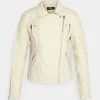Bestpreis 🤩 ONLY Petite Damen ONLGEMMA BIKER - Kunstlederjacke - Silver Lining ⌛