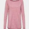 Angebote 😉 ONLY Petite Damen ONLMILA LACY LONG - Strickpullover - Mesa Rose 💯