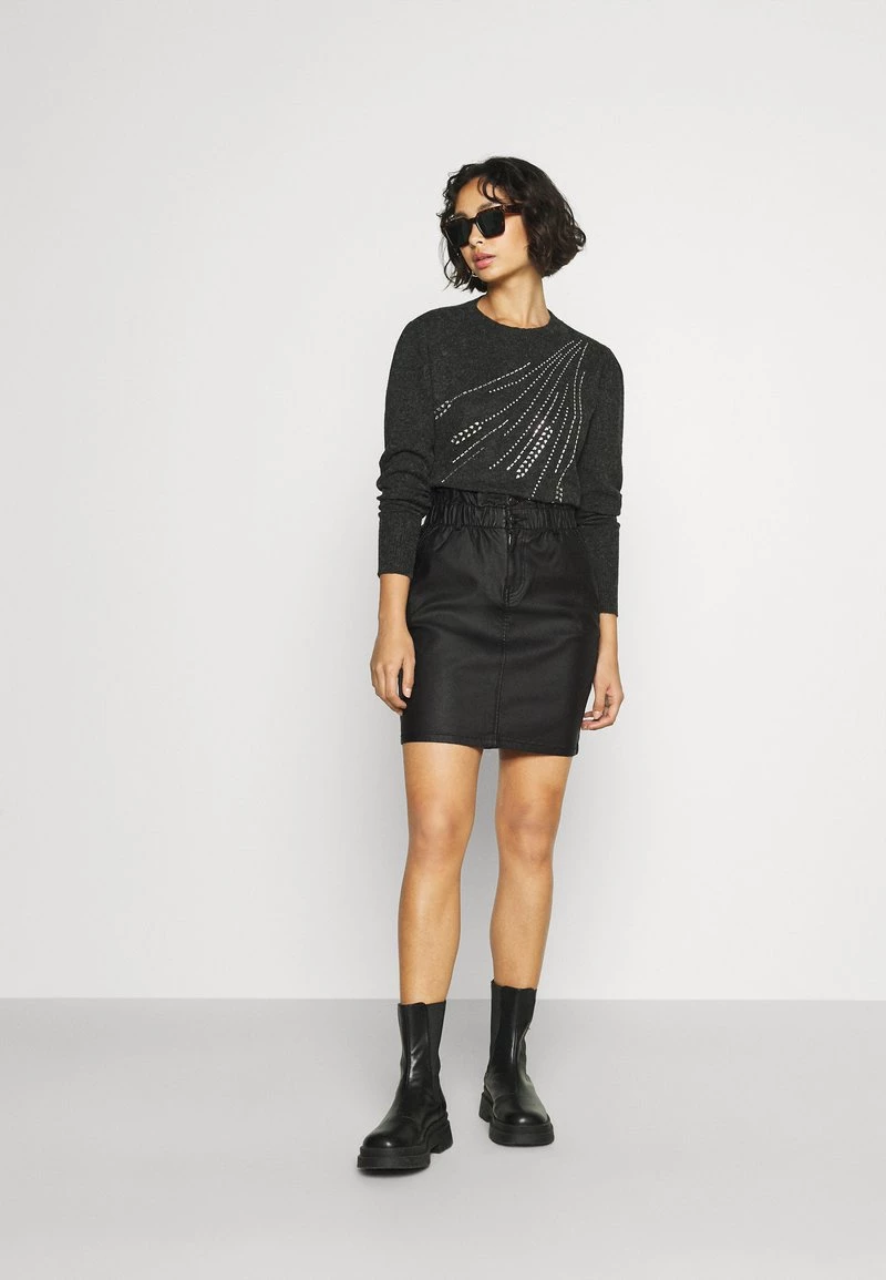 Besorgen 😍 ONLY Petite Damen ONLBILLI 🧥 COAT 👗 SKIRT - Minirock - Black ✨ – Bild 2