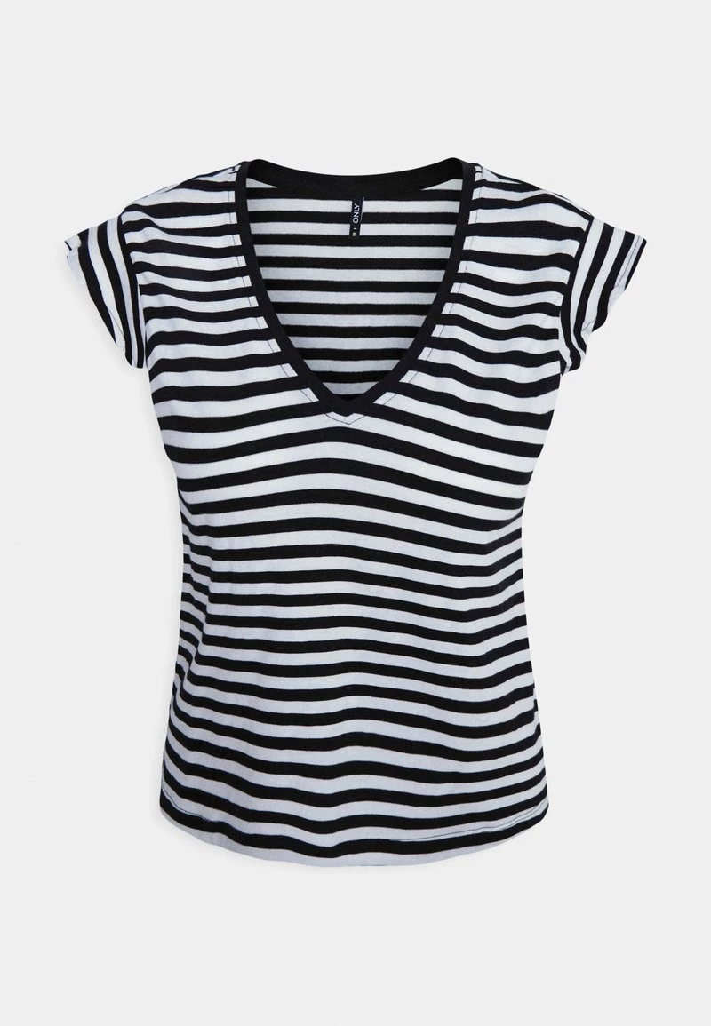 Schlussverkauf ✔️ ONLY Petite Damen ONLMAY FRILL 2 PACK - T-Shirt Print - Cloud Dancer/black 😉 – Bild 2