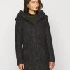 Top 10 👏 ONLY Petite ONLSEDONA 🧥 COAT - Kurzmantel - Black/melange | Damen 🎁