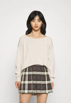 Top 10 💯 ONLY Petite Damen ONLPOPTESSA BOATNECK - Strickpullover - Pumice Stone 😀