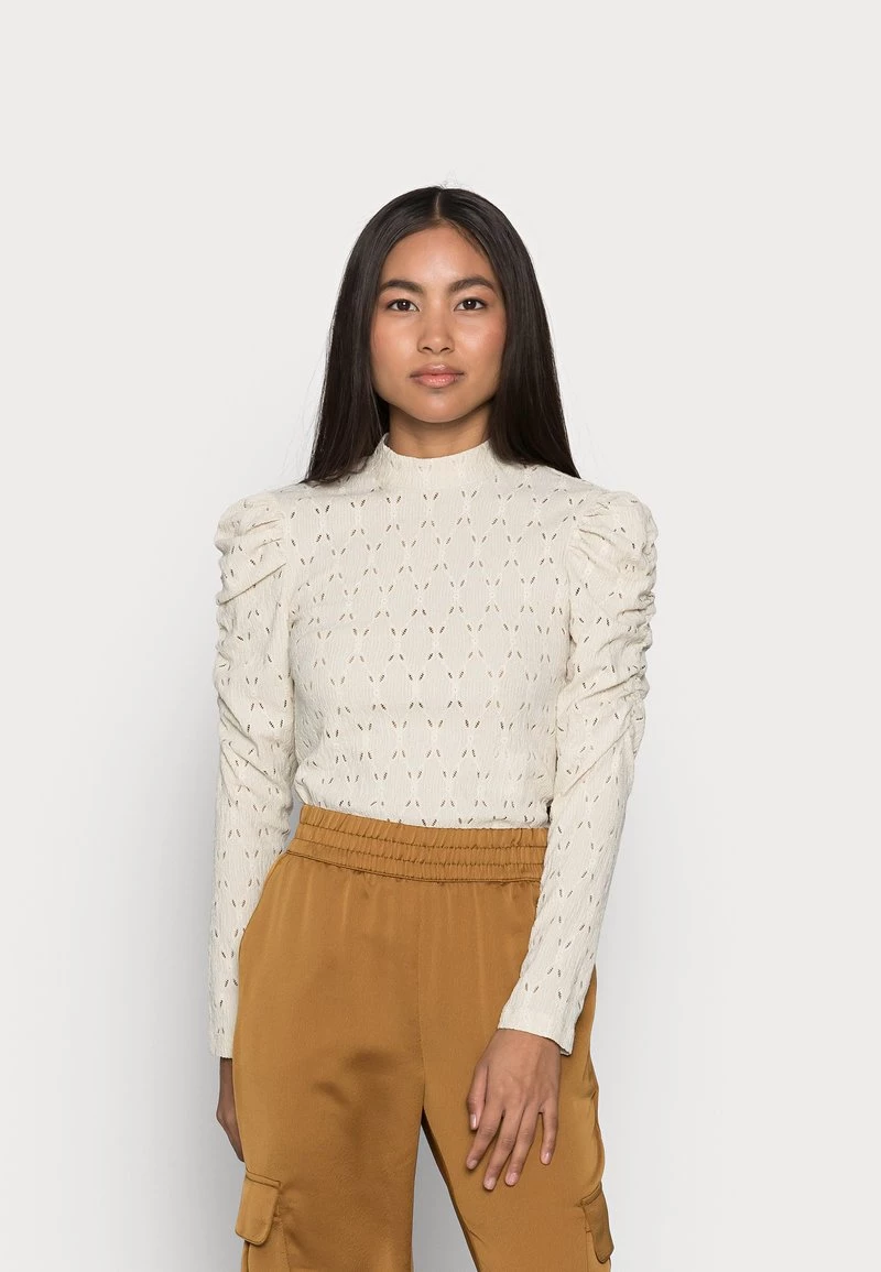 Auslauf 🥰 ONLY Petite Damen ONLROSALINE HIGHNECK PUFF - Bluse - Pumice Stone 🔔