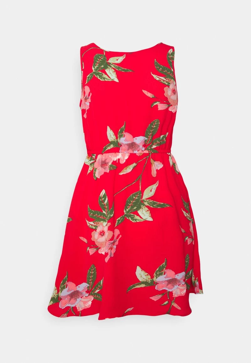 Bestpreis 😍 ONLY Petite Damen ONLNOVA LUX SARA 👗 DRESS - Freizeitkleid - Chinese Red 😉 – Bild 2