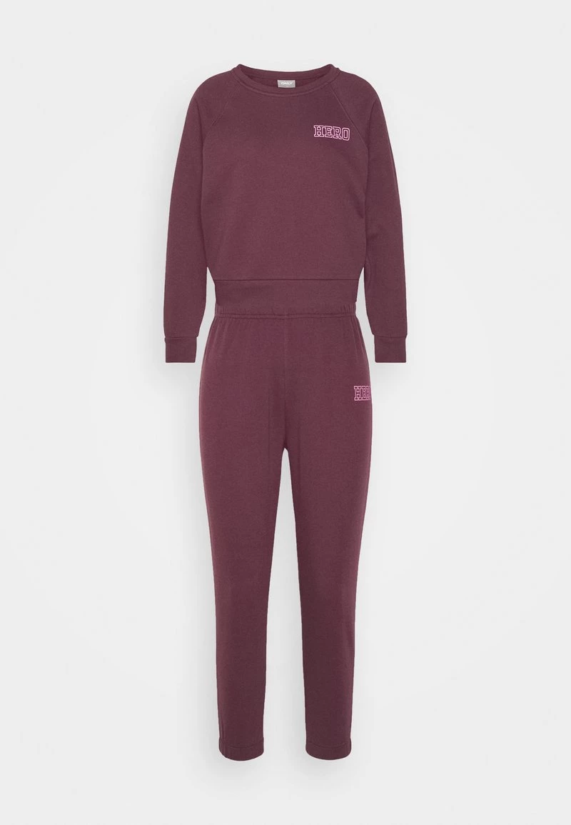 Rabatt 🤩 ONLY Petite Damen ONLLULA SET - Sweatshirt - Winetasting 🧨 – Bild 5