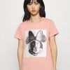 Top 10 ❤️ ONLY Petite Damen ONLMINNIE SPLIT FACE - T-Shirt Print - Rose Tan 🔔