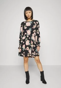 Bester Verkauf ⭐ ONLY Petite Damen ONLMARY SMOCK 👗 DRESS - Freizeitkleid - Black 🎁