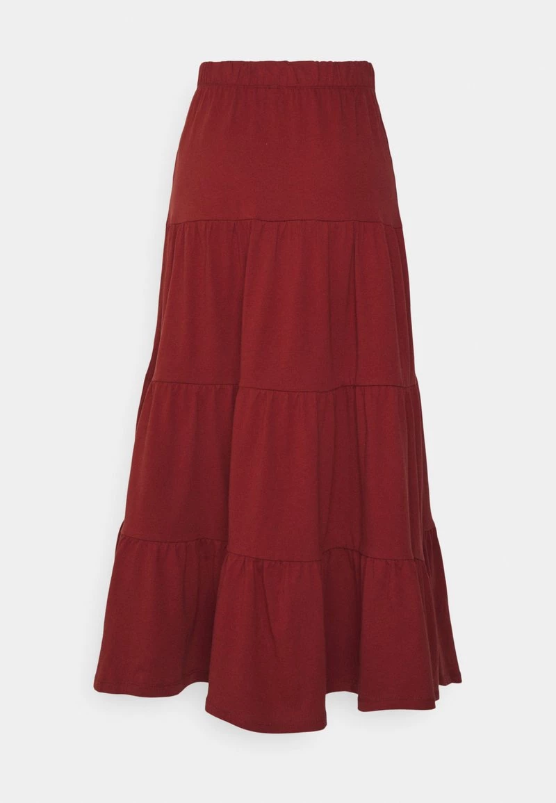 Neu 🤩 ONLY Petite ONLMAYA LAYERED 👗 SKIRT PETIT - A-Linien-Rock - Spiced Apple | Damen 😍 – Bild 2