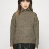 Billig 🌟 ONLY Petite Damen ONLEMILY LIFE ZIP - Strickpullover - Kalamata 👍