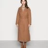 Großhandel ⭐ ONLY Petite Damen ONLEMMA LONG WRAP 🧥 COAT - Klassischer Mantel - Toasted Coconut 🥰