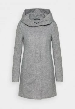 Bestpreis ✨ ONLY Petite ONLSEDONA LIGHT 🧥 COAT - Kurzmantel - Light Grey Melange | Damen 🔔