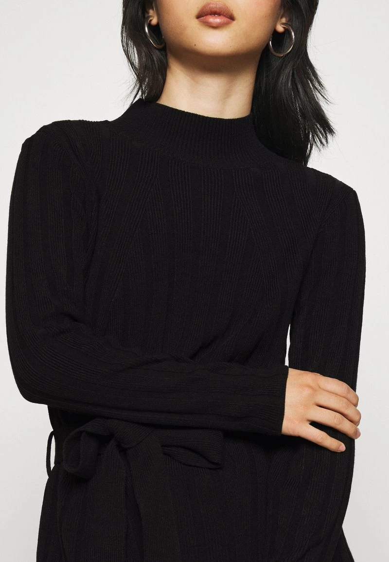 Besorgen 🔥 ONLY Petite Damen ONLNEW TESSA O-NECK 👗 DRESS - Strickkleid - Black 🎁 – Bild 5