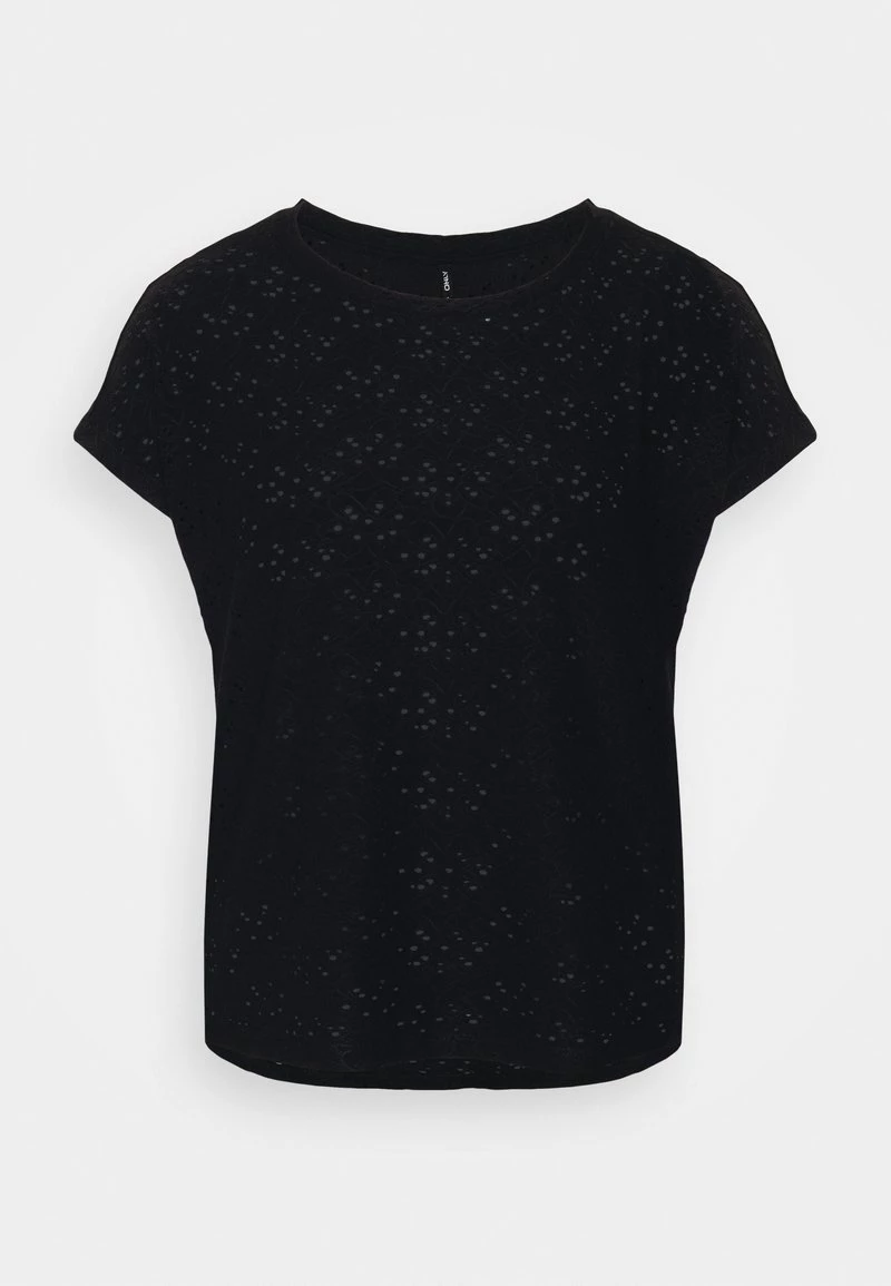 Top 10 ❤️ ONLY Petite Damen ONLSMILLA - T-Shirt Print - Black 🤩