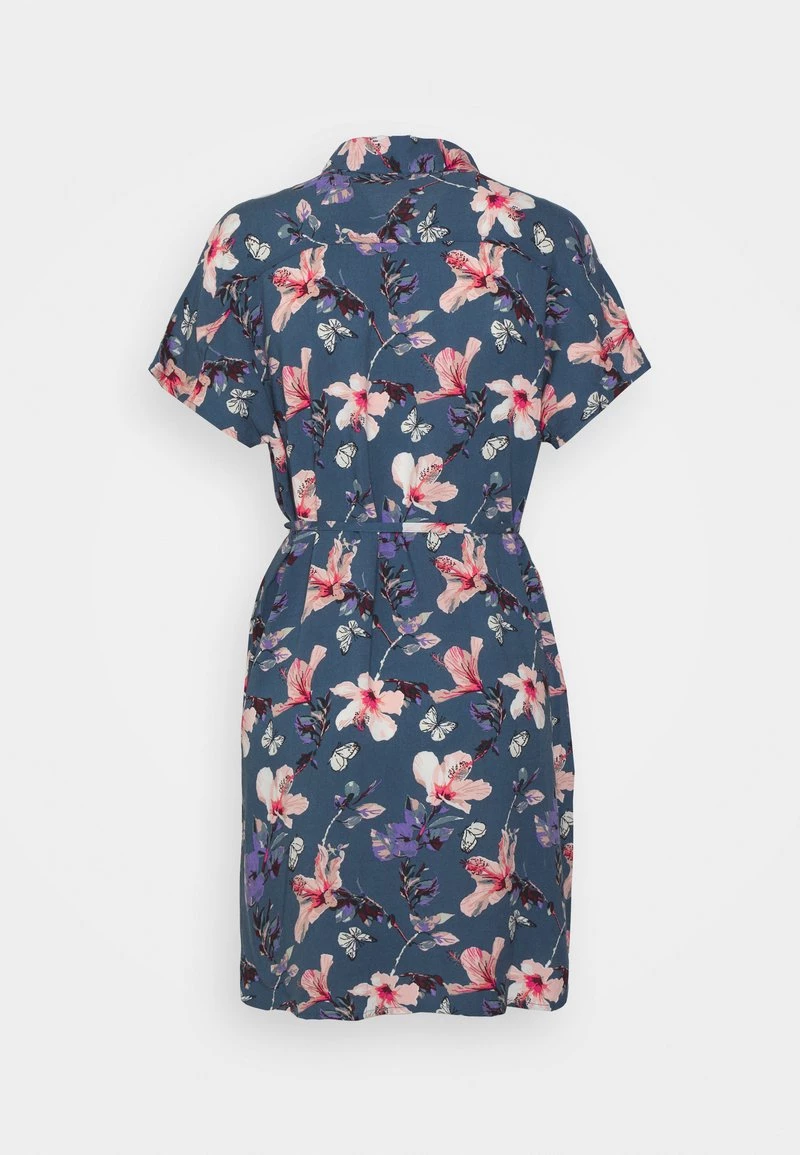 Bester Verkauf ⌛ ONLY Petite Damen ONLNOVA LIFE 👚 SHIRT 👗 DRESS - Blusenkleid - Vintage Indigo Butterfly Floral 🎉 – Bild 2