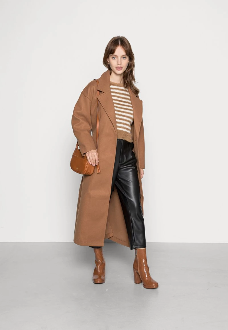 Großhandel ⭐ ONLY Petite Damen ONLEMMA LONG WRAP 🧥 COAT - Klassischer Mantel - Toasted Coconut 🥰 – Bild 2