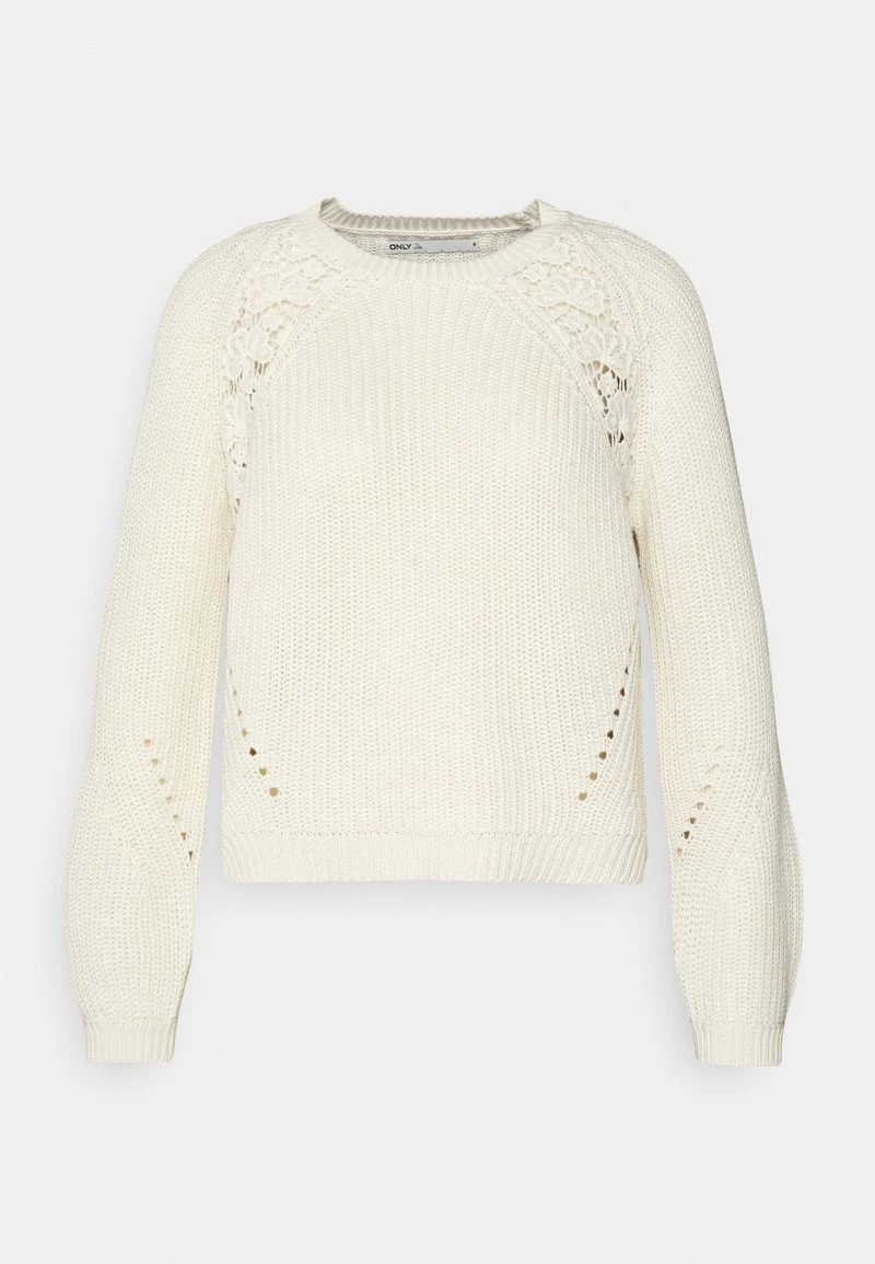 Bestpreis ⌛ ONLY Petite Damen ONLMAGA LIFE - Strickpullover - Eggnog ✔️