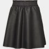 Neu ⭐ ONLY Petite Damen ONLMILLASOFIA 👗 SKIRT - A-Linien-Rock - Black 🤩