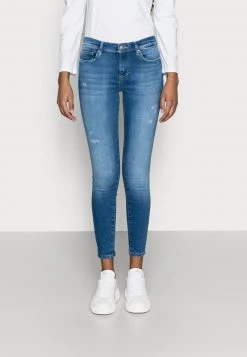 Billig 😍 ONLY Petite ONLSHAPE LIFE - 👖 Jeans Skinny Fit - Light Blue Denim | Damen 🤩
