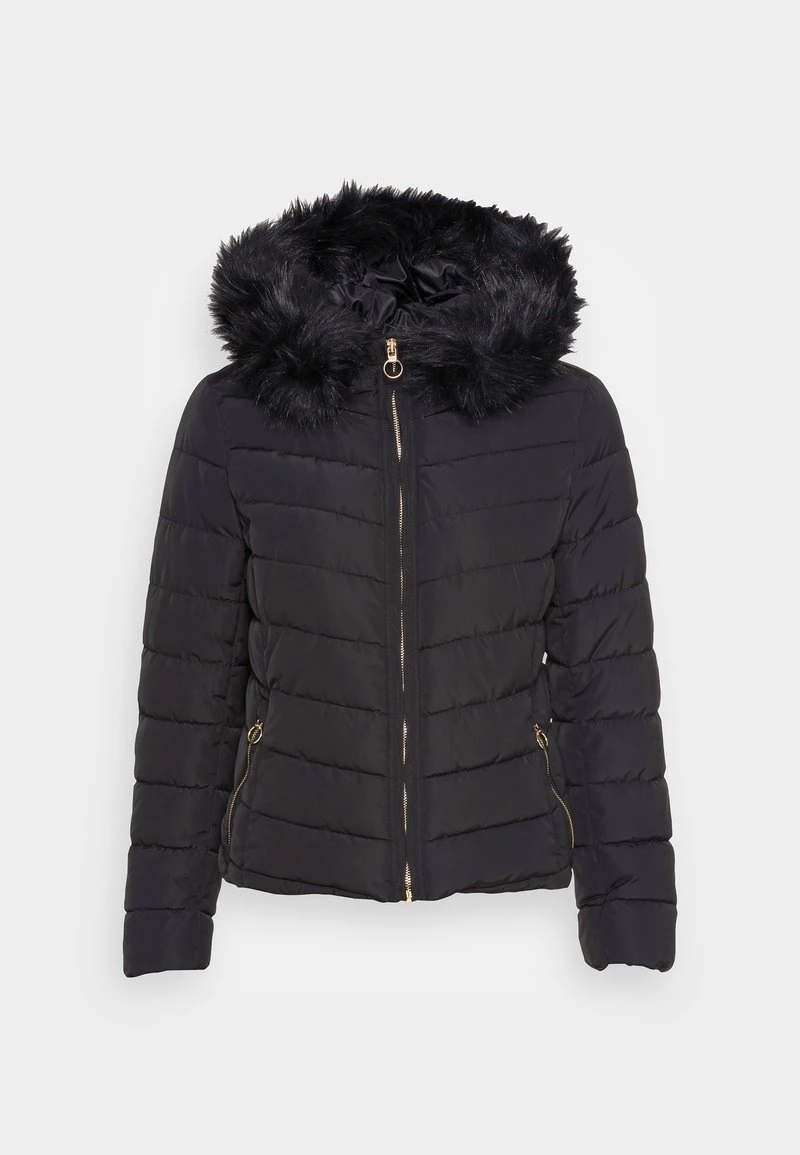Rabatt ✔️ ONLY Petite Damen ONLNEWELLAN QUILTED HOOD - Winterjacke - Black 👏 – Bild 5