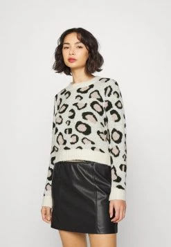 Auslauf ✨ ONLY Petite Damen ONLLEO - Strickpullover - Pumice Stone/black/rose Smoke 😀