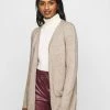 Großhandel 🛒 ONLY Petite Damen ONLLESLY OPEN CARDIGAN - Strickjacke - Beige Melange ⌛