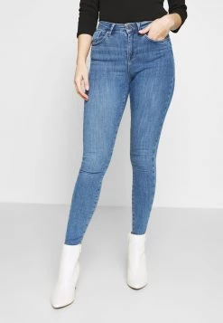 Am billigsten 👍 ONLY Petite Damen ONLPOWER MID PUSH UP - 👖 Jeans Skinny Fit - Medium Blue Denim 😉