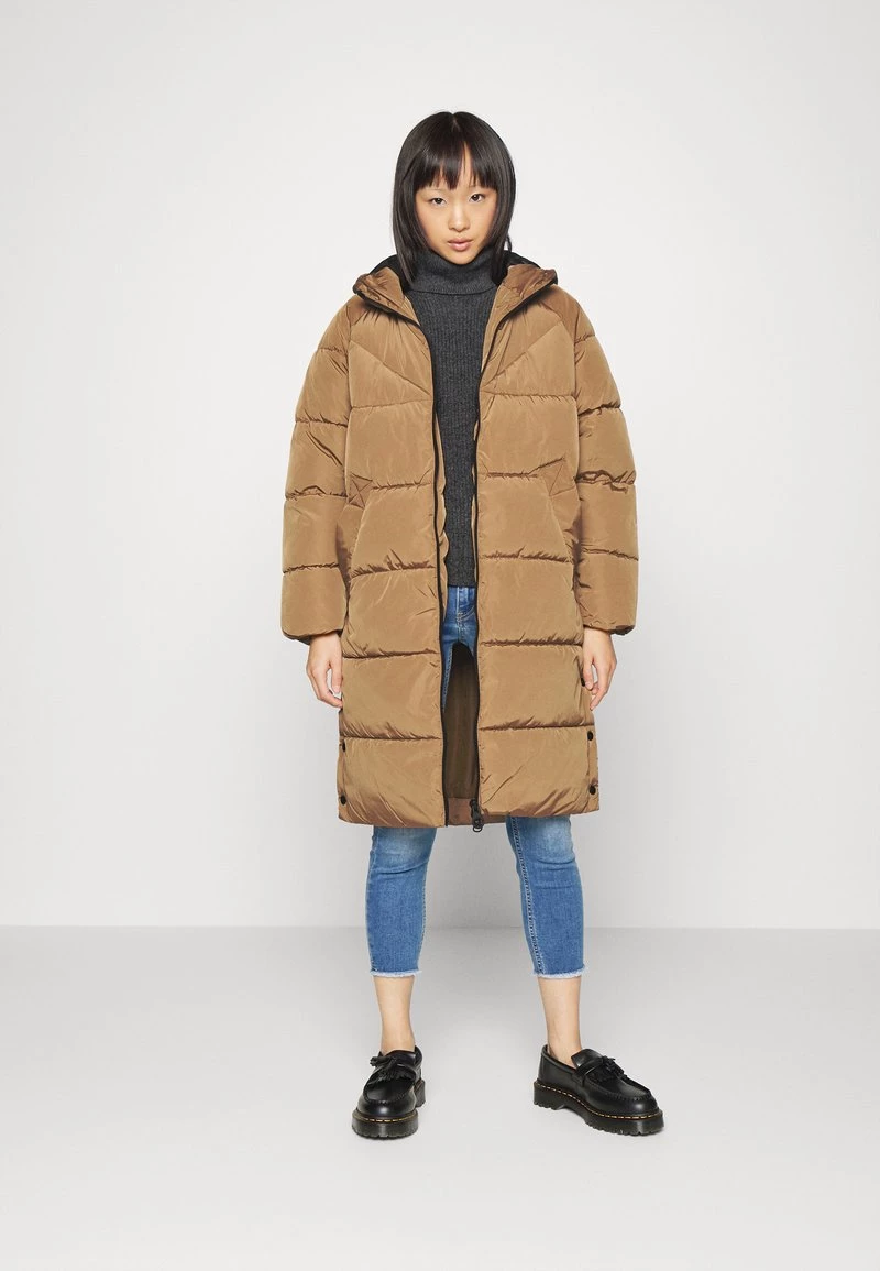 Großhandel ❤️ ONLY Petite Damen ONLAMANDA LONG PUFFER 🧥 COAT - Wintermantel - Toasted Coconut 😉 – Bild 2