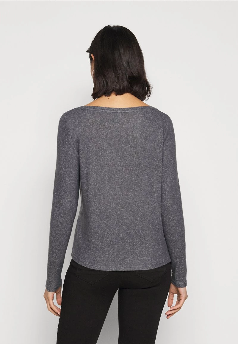 Großhandel 👍 ONLY Petite Damen ONLKALA BOAT NECK - Strickpullover - Medium Grey Melange 🥰 – Bild 3