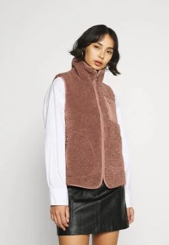 Coupon 🧨 ONLY Petite Damen ONLELLEN WAISTCOAT - Weste - Burlwood ⭐